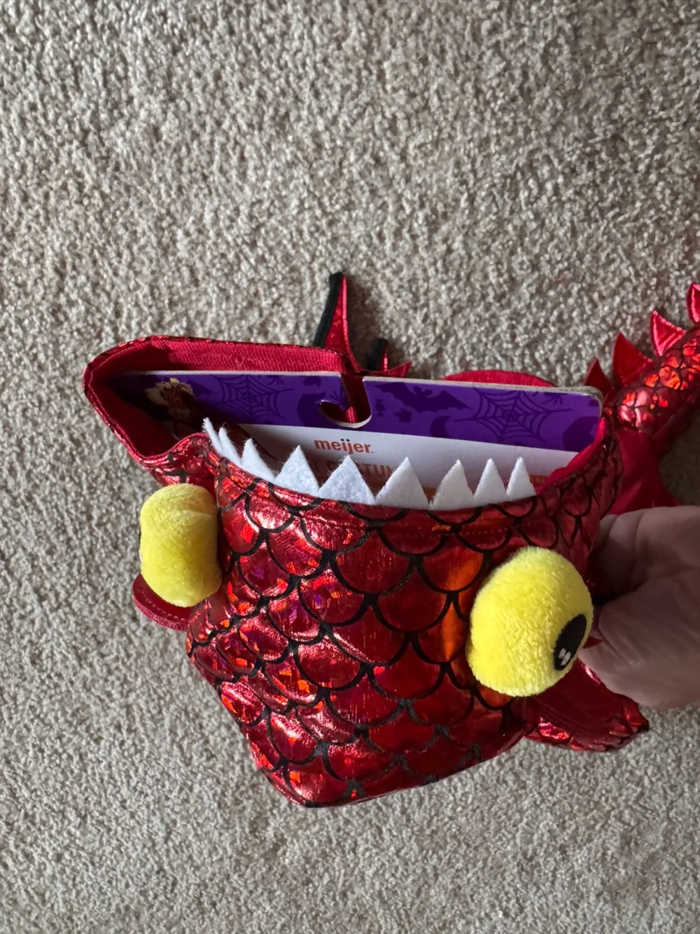 Red Dragon DogCostume Hat and Cape Set